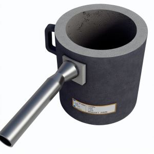 High Temperature Resistance Non-ferrous SiC Carbide Graphite Crucible With
