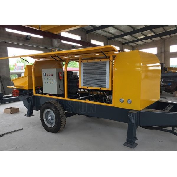 Buy Mini Hydraulic Trailer Concrete Pump Centrifugal High Pressure Cement Pump at wholesale prices