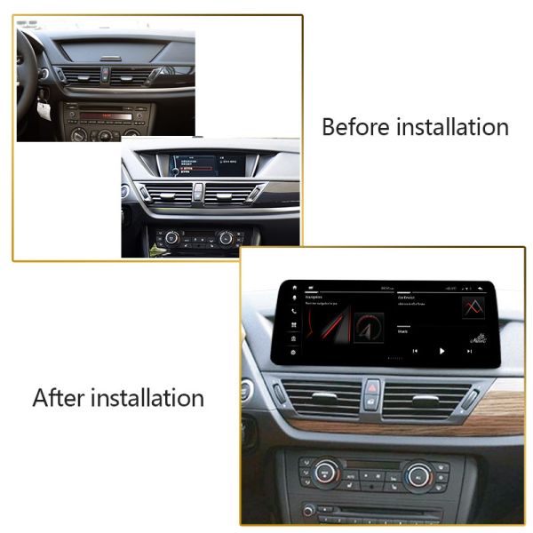 Auto Android Radio Bmw X1 Android Head Unit CIC Idrive Steering Wheel Control