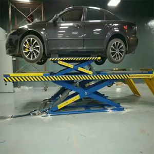 4000kg Wheel alignment scissors lift with 4.5M platform with CE