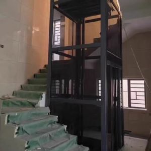 Quality Compact Stainless Elevator with Hydraulic System – 5 Stops &amp; 14.5m Height for sale