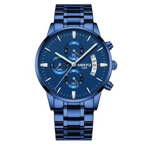 Quality NIBOSI Men Watches Luxury Famous Top Brand Men's Fashion Casual Dress Watch Quartz Wristwatches Custom for sale