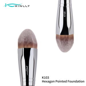 Tapered Foundation Luxury Makeup Brushes with Soft Synthetic Bristles