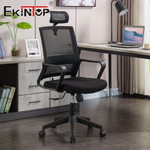 Ergonomic Office Work Adjustable Headrest Sturdy Office Chair