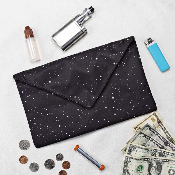 High Safety Smelly Proof Bags With Snap Button And Zipper Combination Lock