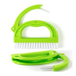 Nylon Bristles 6pcs Tile Joint Brush Set Cleaning Scrubber