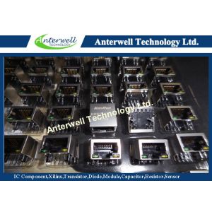 HR911102A RJ45 Integrated Magnetics Electronics Parts 30MHz With LED