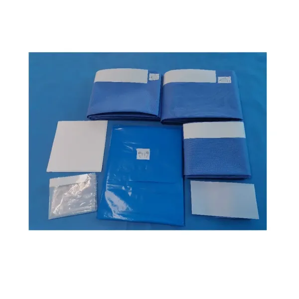 Buy Low Flammability Style Sterile Surgical Drapes with Medical Polymer Materials at wholesale prices