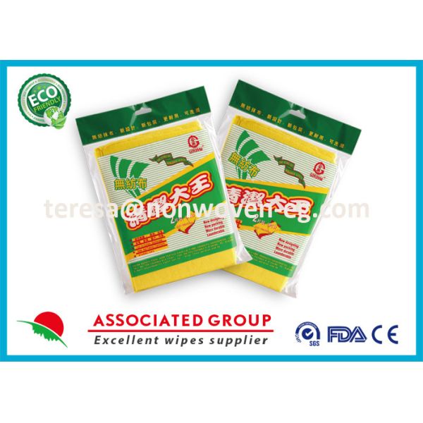 Polyester Tool Cleaning Wipes Nonwoven Fabric All Purpose Household