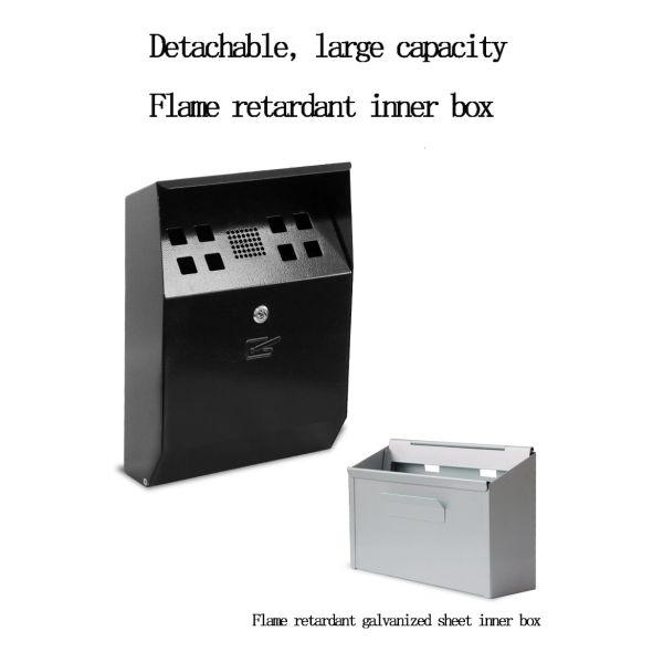 Stainless Steel Wall Mounted Dustbin Customized Wall Hanging Dustbin