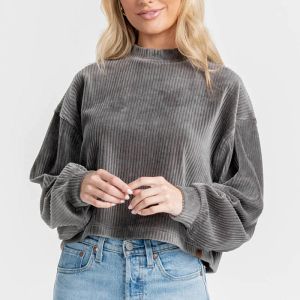 Sustainable Plain Crew Neck Sweatshirt Autumn And Winter Customized Embroidered