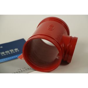 Corrosion Resistance Grooved Tee With Painting Epoxy Coating
