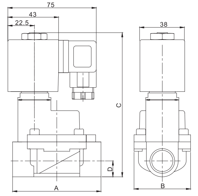 High Pressure Air Water Stainless Steel Solenoid Valve 3/8'' 1/2'' 3/4'' 1''
