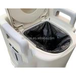 Smart Trash Can Refill Bags 6 Pack Black Self-Sealing Dustbin 10 Meters Length