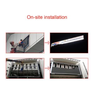 Iron Cabinet IP65 Waterproof Outdoor P10 Led Panel Displays