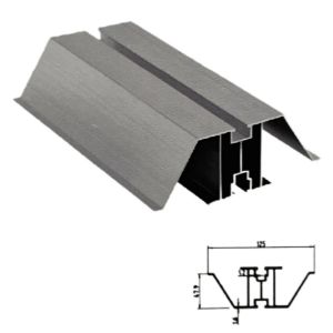 Aluminum Solar Rail Structure With Temperature Resistance And Clamp Installation