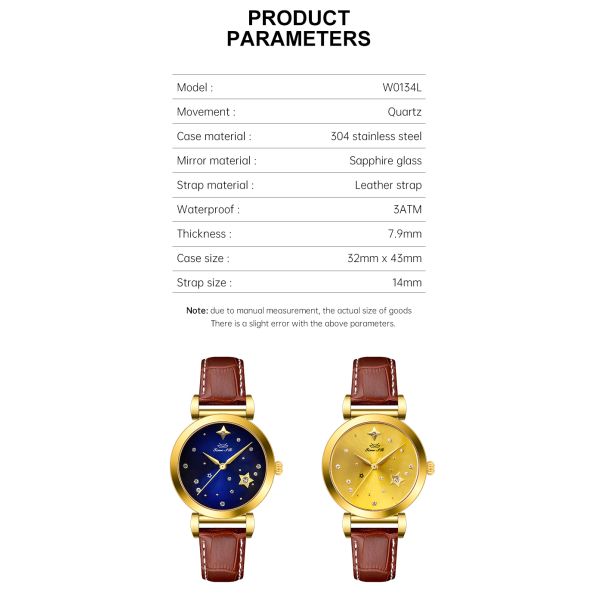 2022 Daily Dressed Romantic Style Stainless Steel Quartz Watch Fit For Women