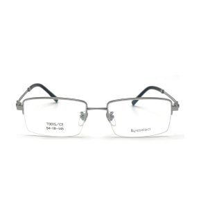 TD015 Titanium Frame with Semi-rimless Eye Style
