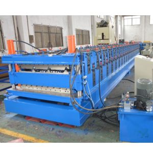 0.8mm PPGI Metal Corrugated Roof Sheet Making Machine Shake Proof