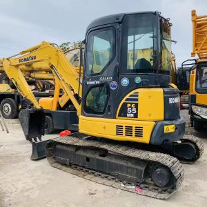 Used Komatsu PC55MR Mini Crawler Excavator