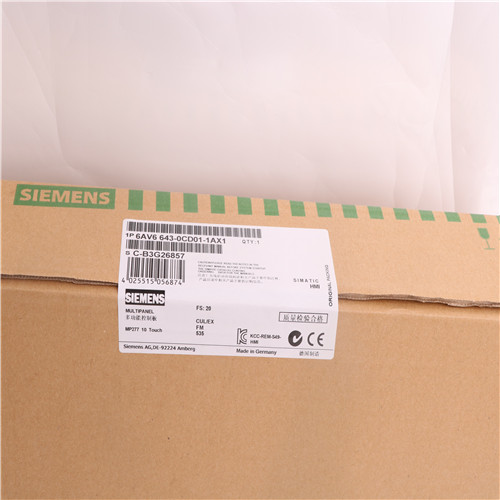 6AV6643-0CD01-1AX1 | 6AV6643-0CD01-1AX1 Siemens 6AV6643-0CD01-1AX1 MP277 Multi Panel Touch Screen