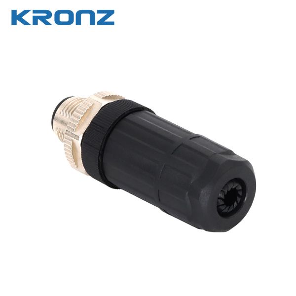 Buy M12 Male Connector Mating Cycles 100 4-pin 4A/250V Aviation Plug Circular Connectors at wholesale prices