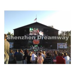 High Brightness P10 Led Full Color Display with MBI5024 IC 160 x 160 mm