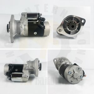 121256-77010 Engine Starter Motor For 4TNV88 , 129400-77010 Excavator Engine