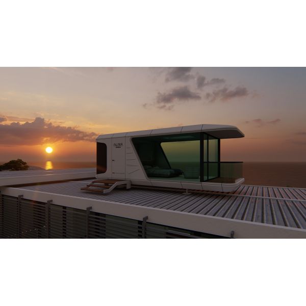 Buy Grade 9 Wind Resistant Mobile Capsule Prefab House at wholesale prices