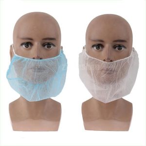ISO Certified Disposable Nonwoven Beard Cover 100pcs Bag