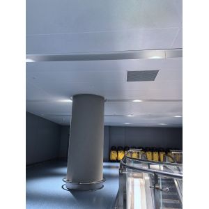 Composite Metal Honeycomb Acoustic Ceiling Tiles RAL White Aluminium Micro