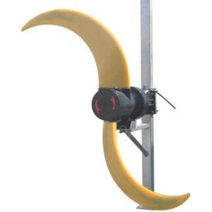 QDT Submersible Mixer Pump Low Speed Flow Propeller With Reducer material cast