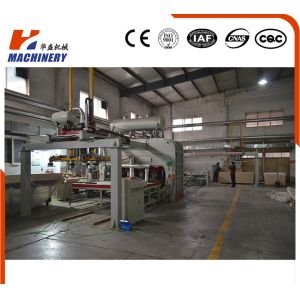 Professional Piywood Board Lamination Line Short Cycle Hot Press