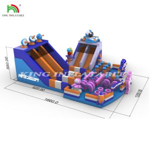 Combination Castle Inflatable Jumping Bouncy Castle Jumper Bouncer Waterslide