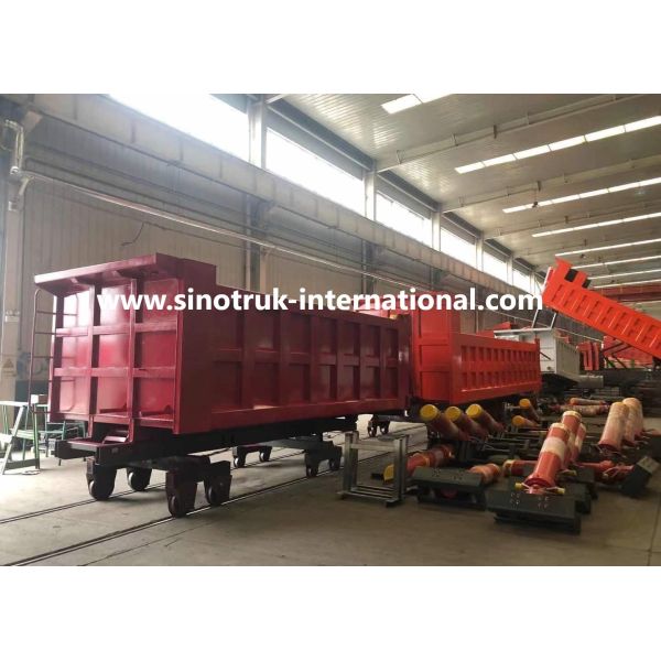 Red Color SINOTRUK HOWO 6x4 Dump Truck 266HP LHD Type