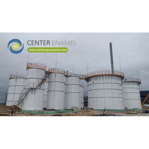 Epoxy Coated Steel Bolted Tanks for Aquaculture Storage: Supports Healthy