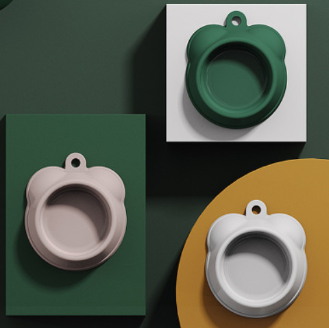 Anti Fouling Elevated Cat Food Bowls Double Raised Food Water Feeder