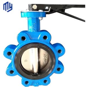 Versatile Hand Lever Butterfly Valve for Gas Media and Cast Iron Flange
