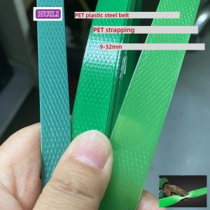 PET strapping100% PET bottle flake material19mm PET packaging belt PET strapping