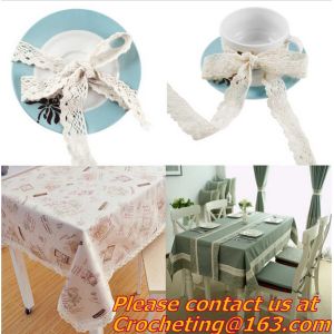 exquisite elastic stretch Crochet Lace trim handmade 7cm Cotton Lace