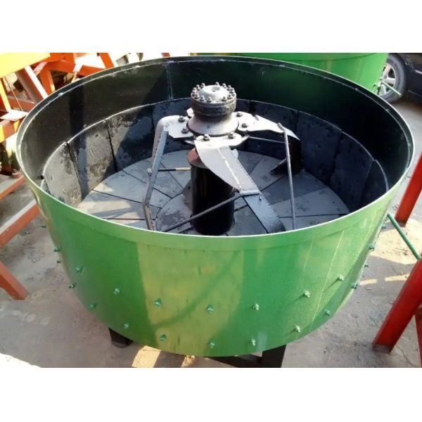 Concrete Pan Mixer Machine 500l Pan Type Concrete Roller Mixer