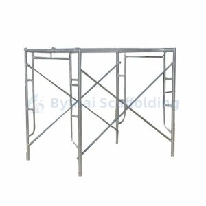 Fabricated Mobile Scaffolding Tower Staging Powder Coated Certified Mason Frame