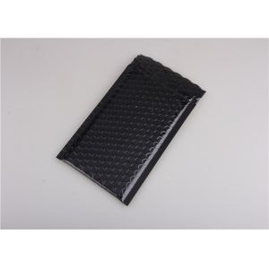 Durable Black Metallic Bubble Mailers Biodegradable Waterproof For Shipping