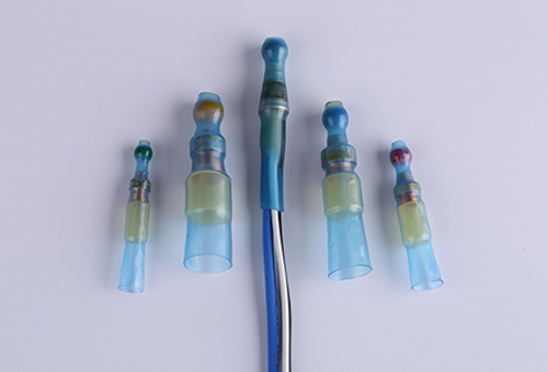 Waterproof Green Heat Shrink Wire Terminals With Hot-Melting Plastic Coils