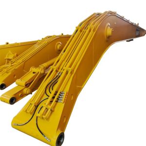 DF Customized Heavy Duty Excavator Extension Arm Long Reach Boom Arm For CAT 320
