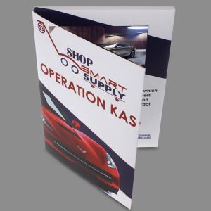 Small Digital Flip Book Video / Promotional Video Brochure CMYK Printing