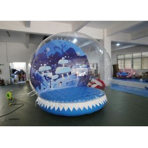 Custom Inflatable Snow Globe Photo Booth / Blow Up Christmas Globe