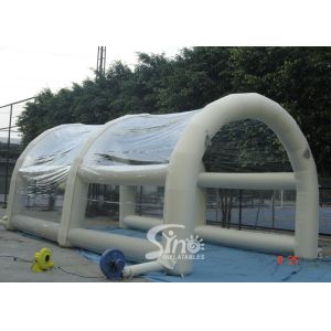 Attractive Transparent Inflatable Advertising Tent Custom Durable UV Resistance