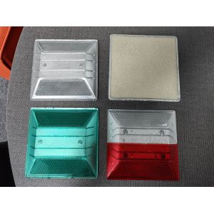 Durable ABS Plastic Road Stud with Double Common Reflector and Yellow/White/Red