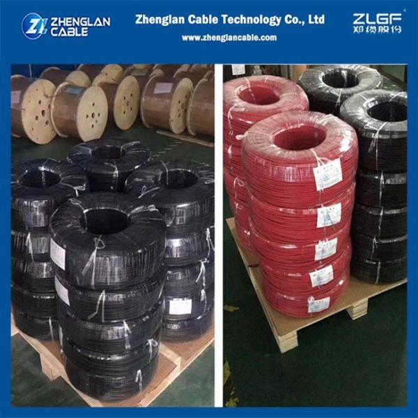 TUV H1Z2Z2-K Solar Cable 4MM2 6MM2 10MM2 1000V 1500V Tinned Copper For Solar Photovoltaic System